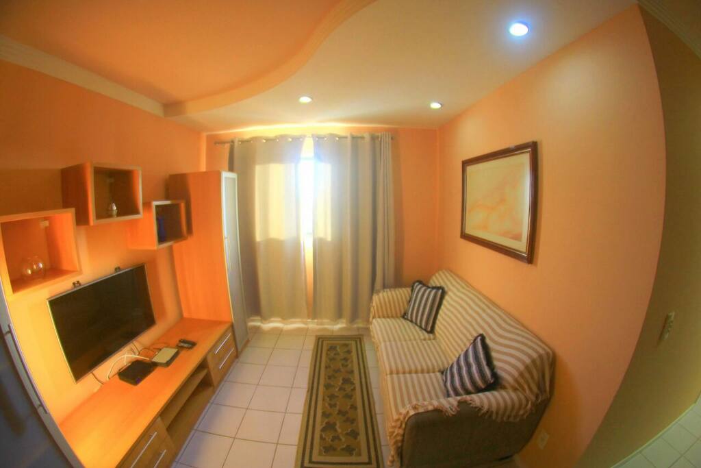 Sala de estar com TV Led 40'