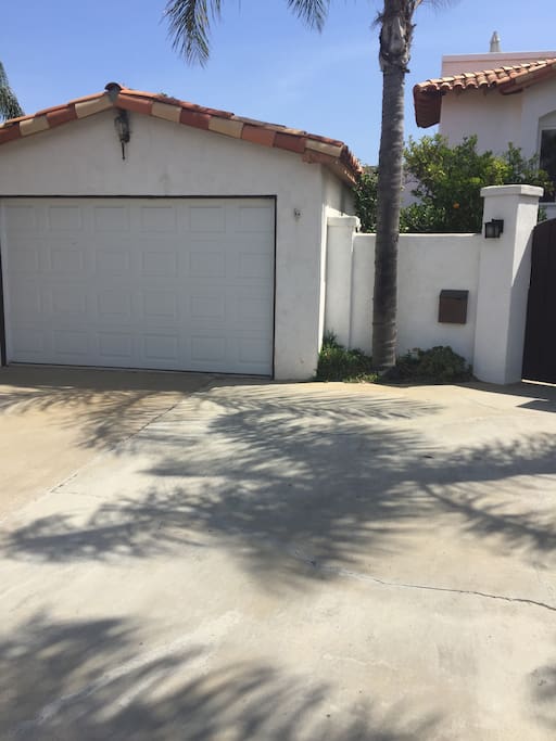 Dedicated parking space for Airbnb guest.