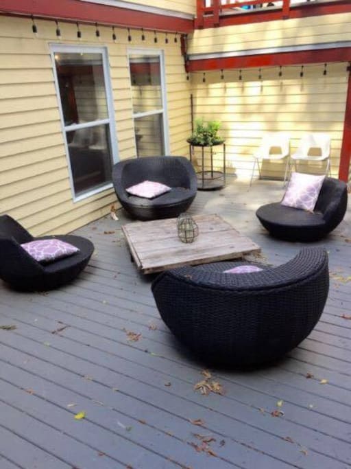 Large summer terrasse