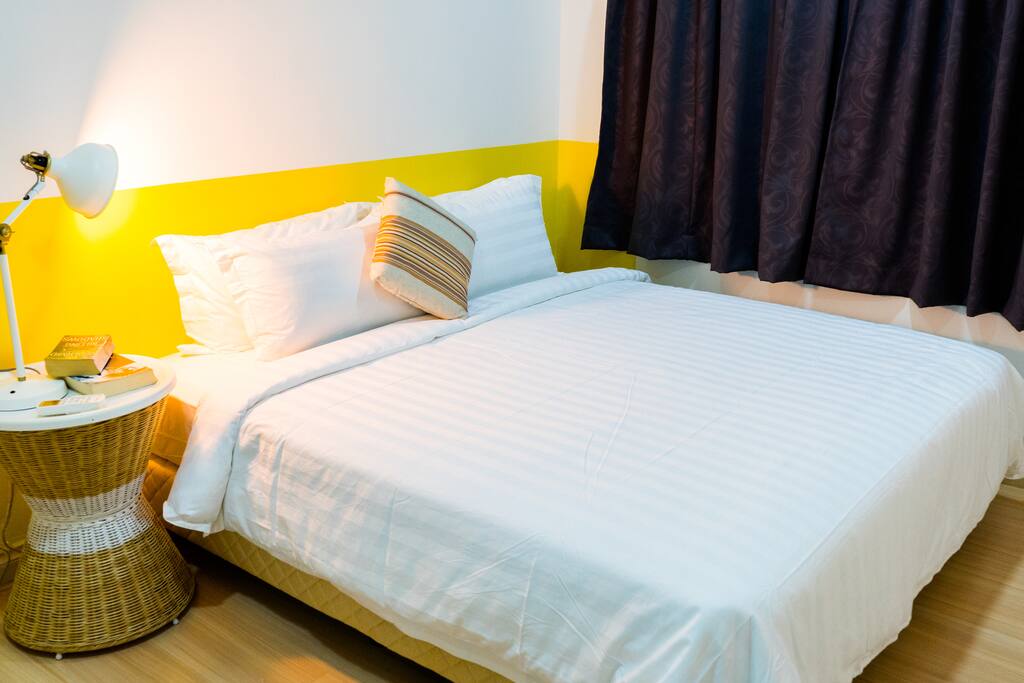 Master bedroom with King size bed