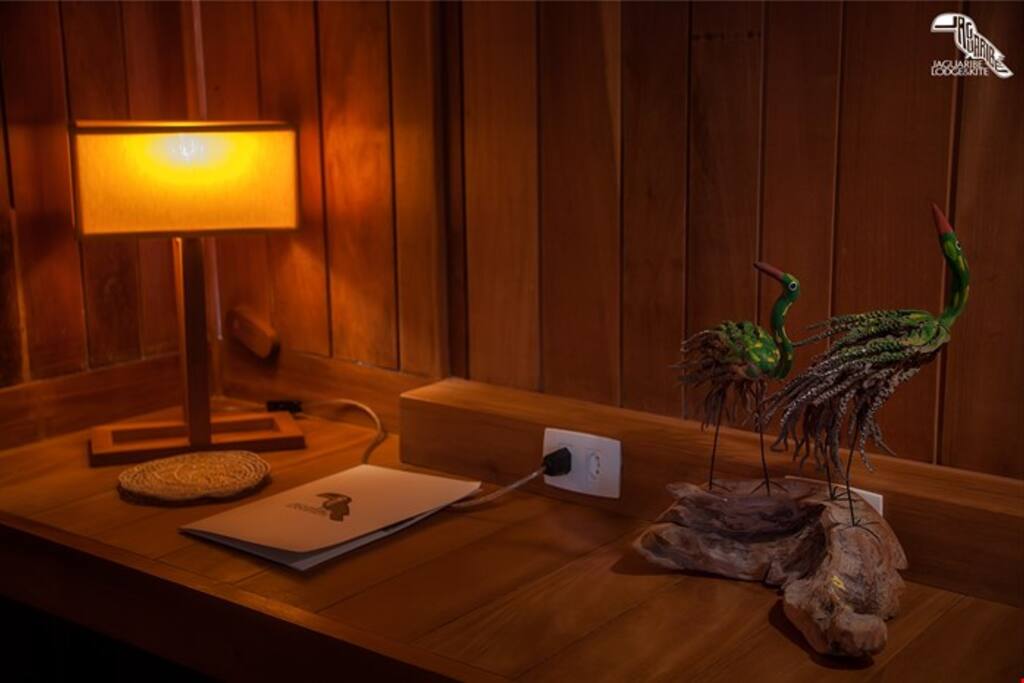 Enjoy desk space and keep connected with WiFi.
