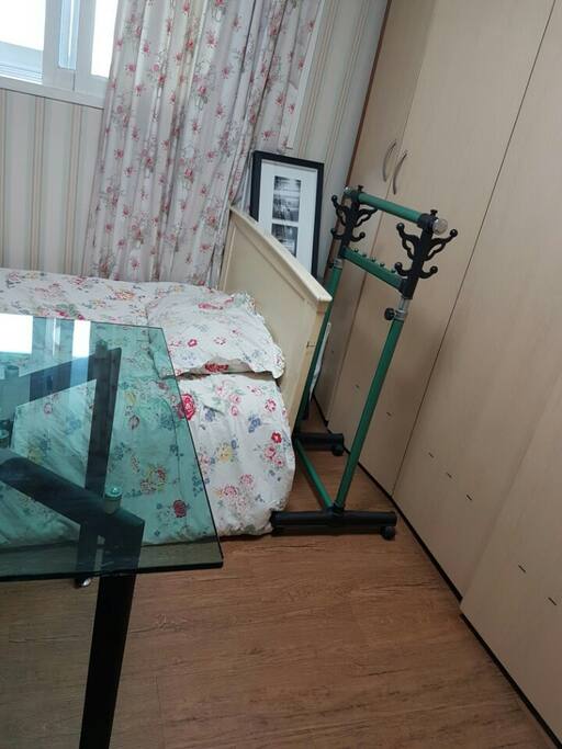 Guest room hanger and drawer
