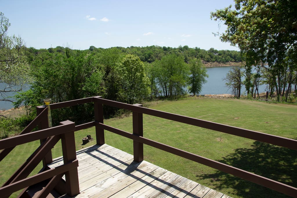 View from deck of Lake Keystone