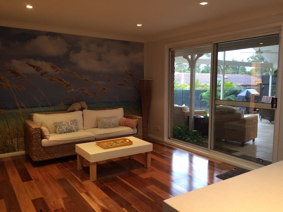 Kitchen area with access to the pergola