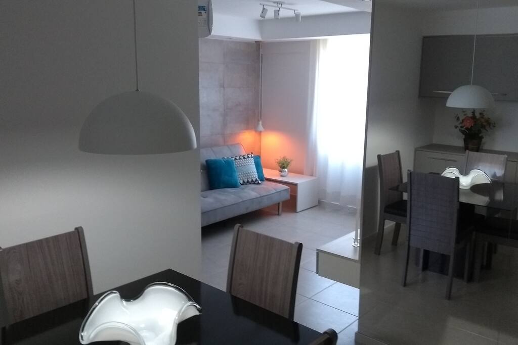 Sala de jantar e sala de estar