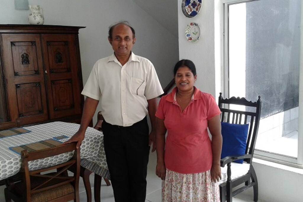 meet Nandana the helper and Susila the cook
