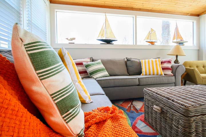 Den with sleeper sofa