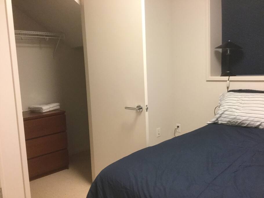 Closet and drawers