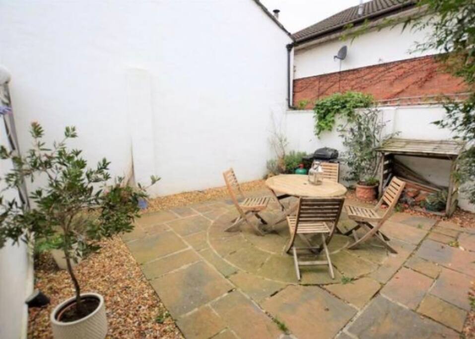 South facing sunny yard