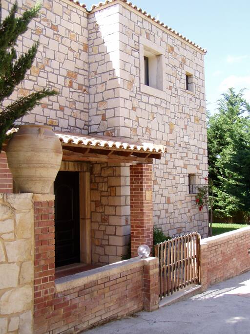 Christina II's Side view from the private Christina Villas road.