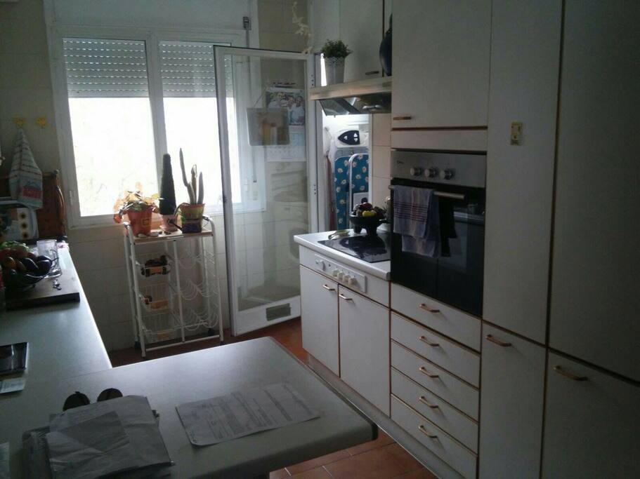 Cocina con desayunador
