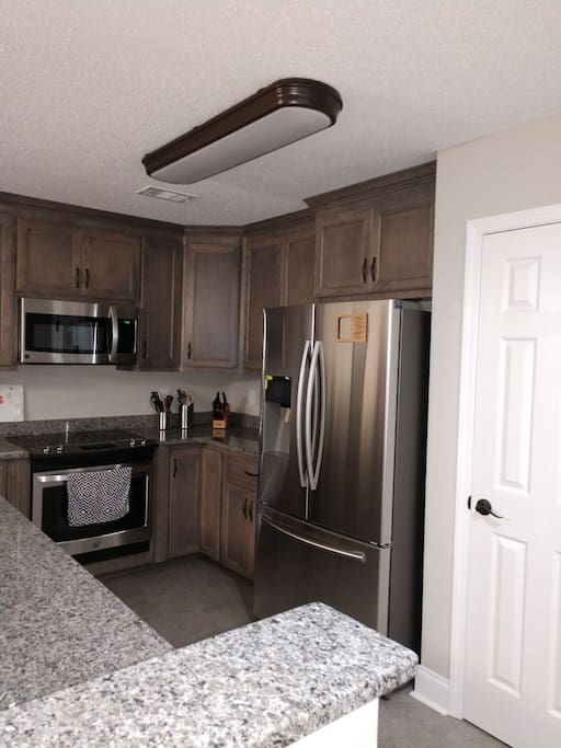Staying nless steel kitchen for your cooking pleasure...