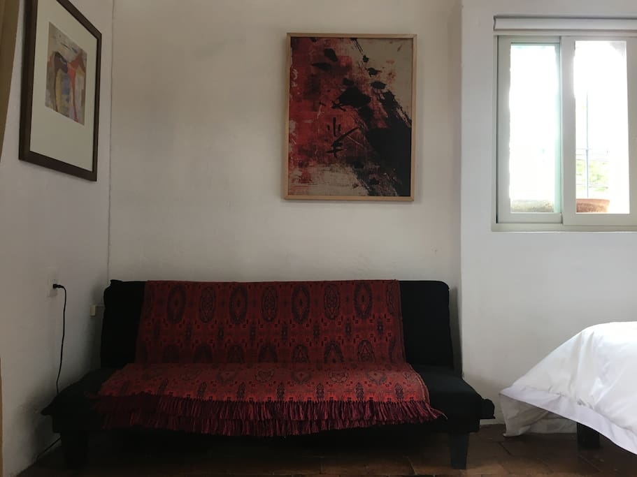 Sofá cama.
