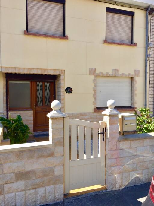 La façade de notre maison