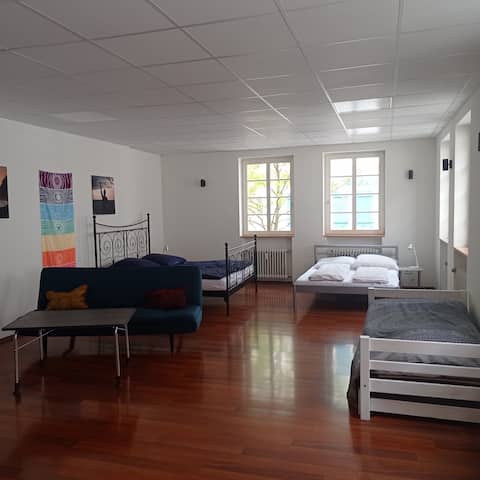 large family studio with old town flair