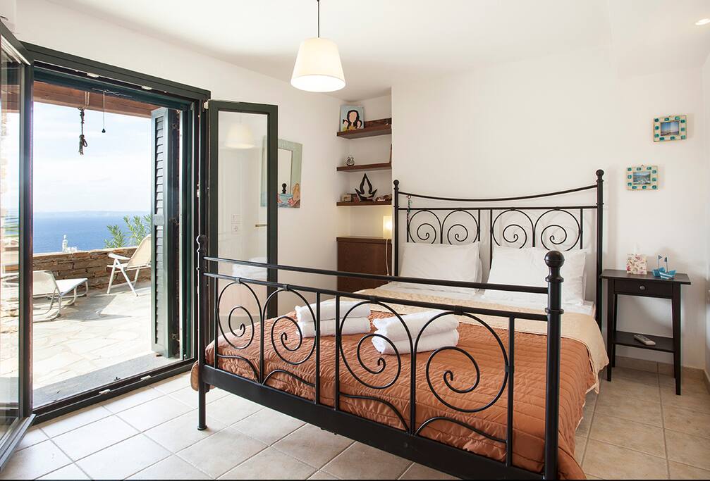 Master bedroom. All three bedroom are in the lower level.