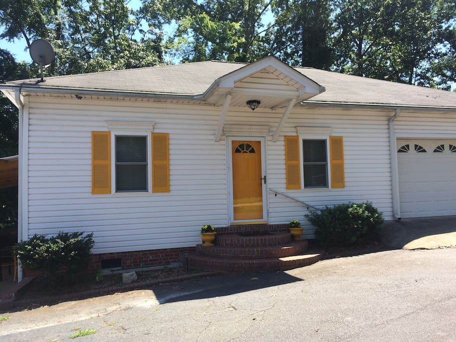 Front of the cottage