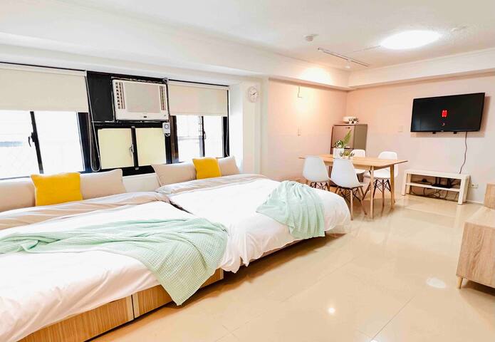 （6-14人）POP MARK｜金元寶 1分鐘 @西門夜市@兩套獨立房源/電梯/洗衣機/用餐區/陽台 gallery image 2