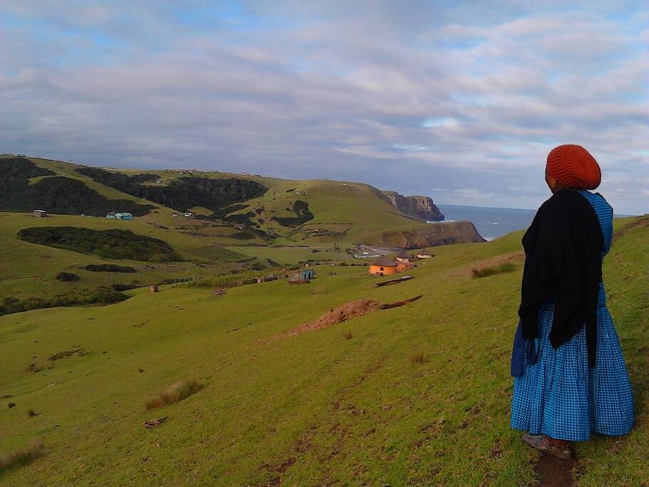 local Xhosa woman in Lubanzi village
