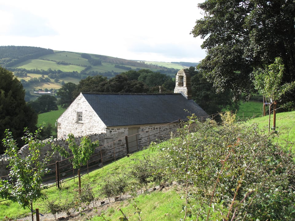 Capel Pennant, an old estate chapel in a Welsh valley, Pontfadog, Wales, United Kingdom, photo 3 of 10