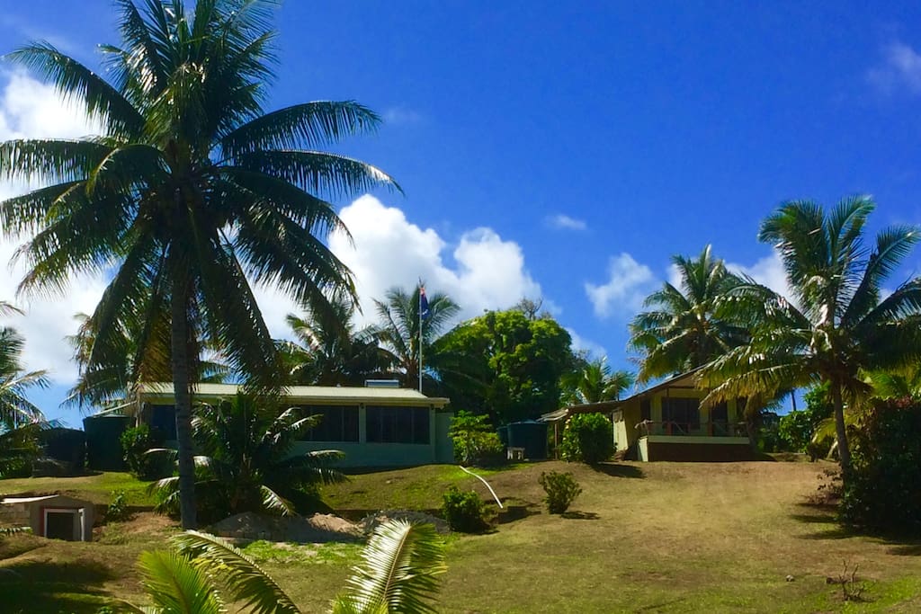 View of the bungalow and 'the neighbours'!