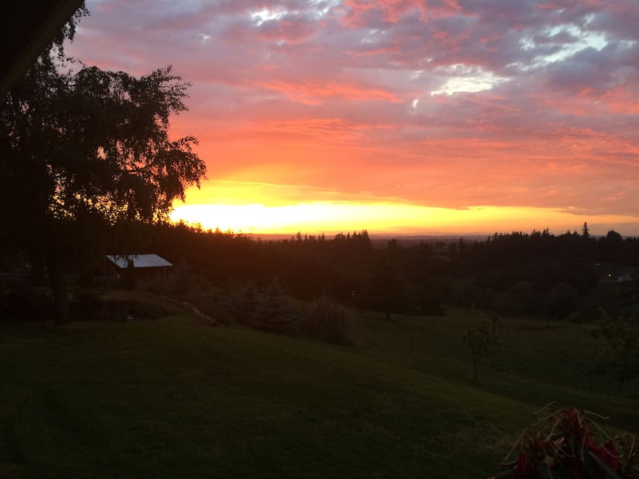 Gorgeous full sunsets