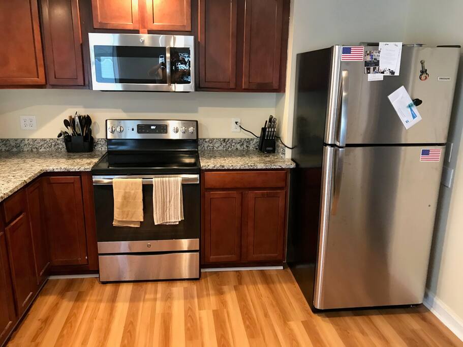 Kitchen - Newly installed Stainless Steal Appliances
