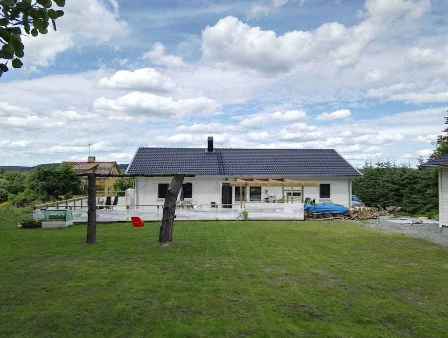 Back of property