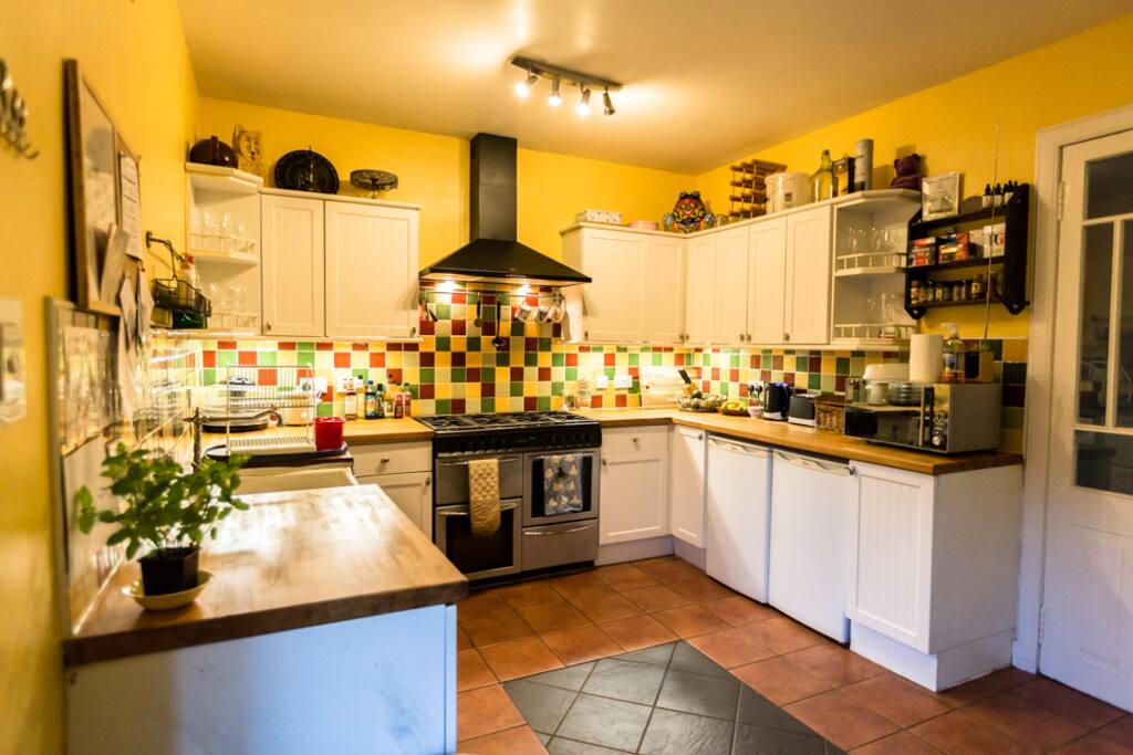 Kitchen space.
