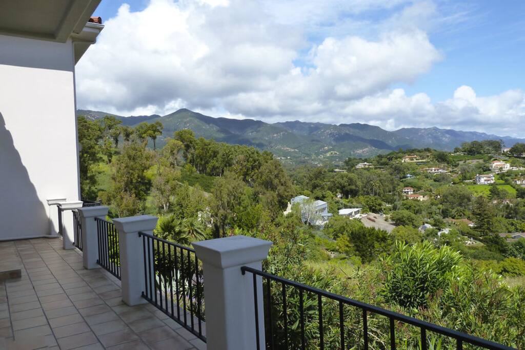 In addition to ocean views, you have gorgeous mountain views as well.