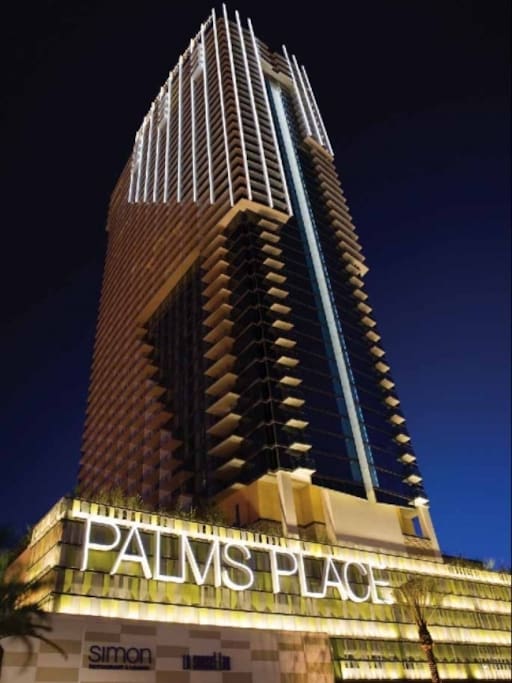 Palms Place Tower adjoins Palms Casino