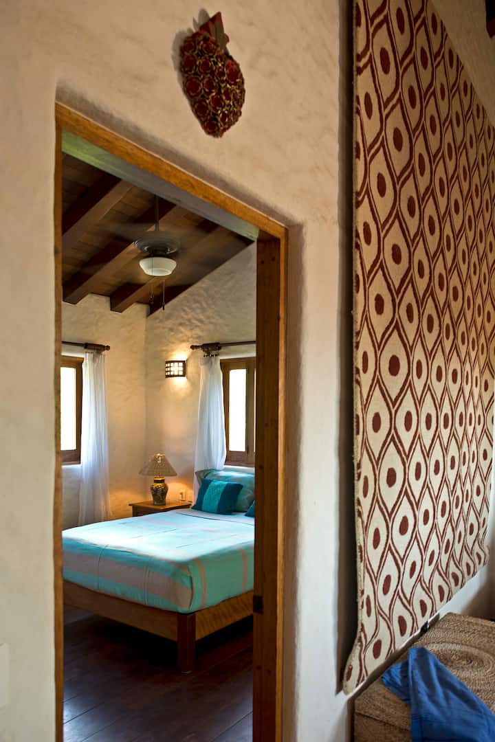 Dormitorio del departamento.
