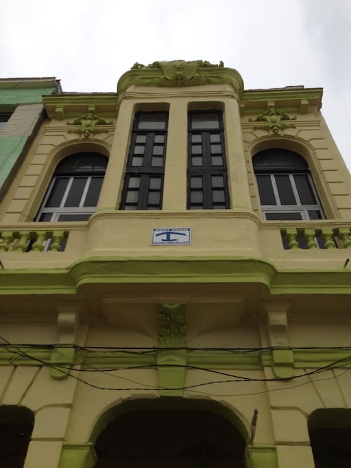 Colonial hause at Malecon, Havana