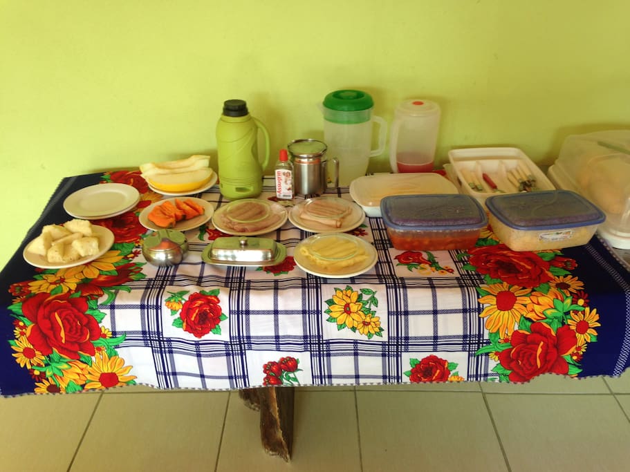 café da manhã incluso no pacote