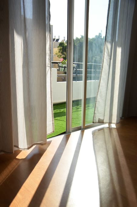 sunny balcony