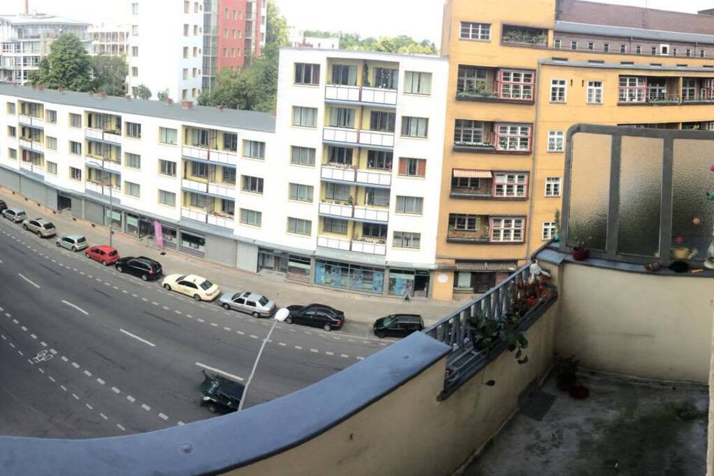 Balcony w sunset view