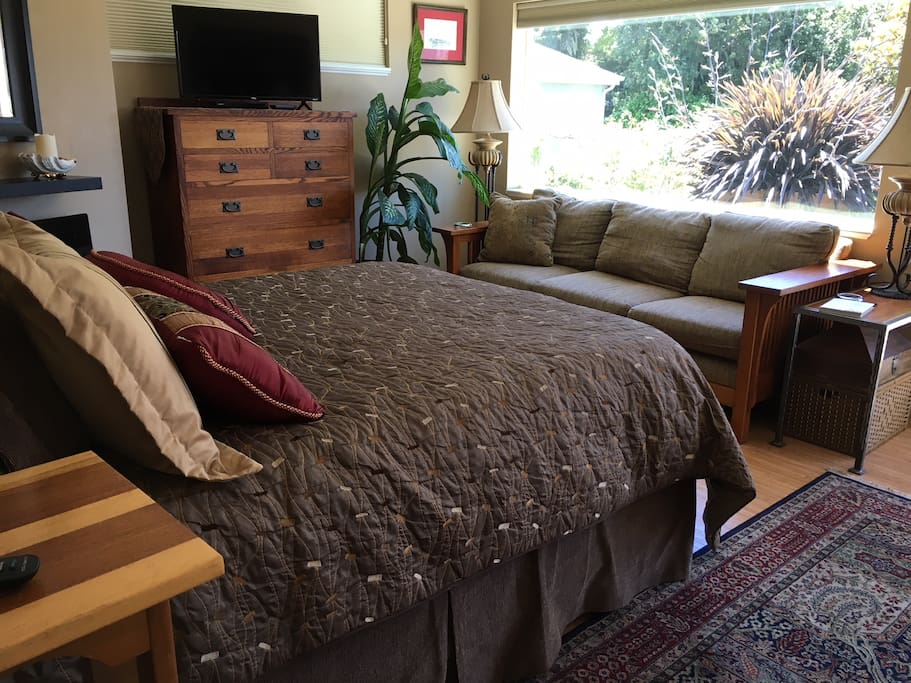 Main Bedroom with comfortable couch seating