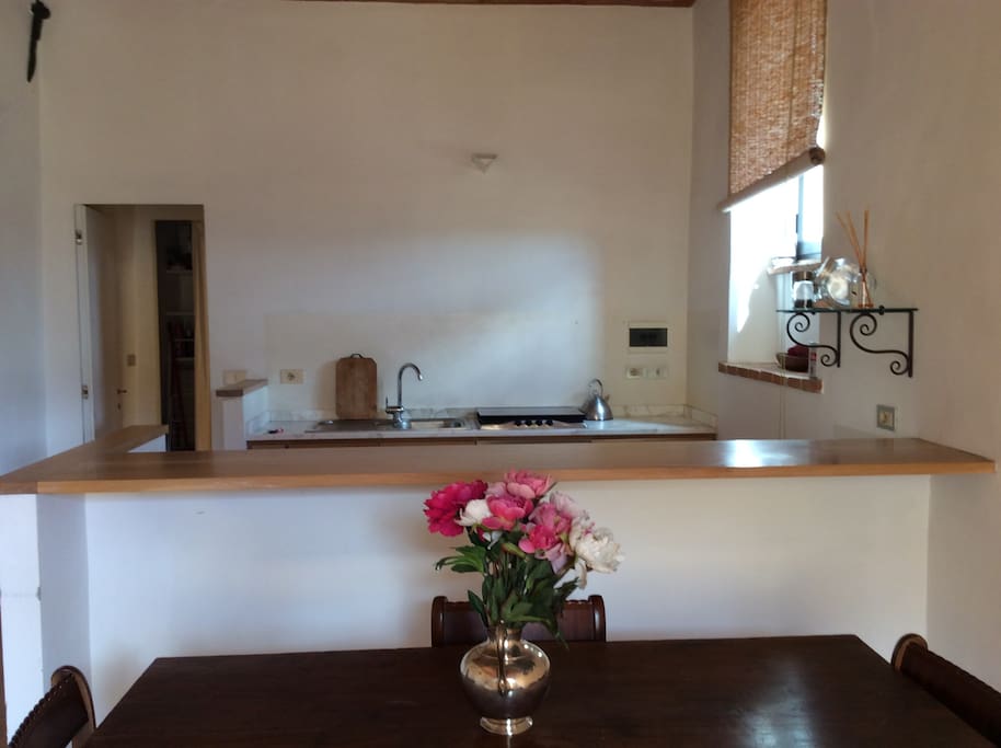 Vista della cucina
