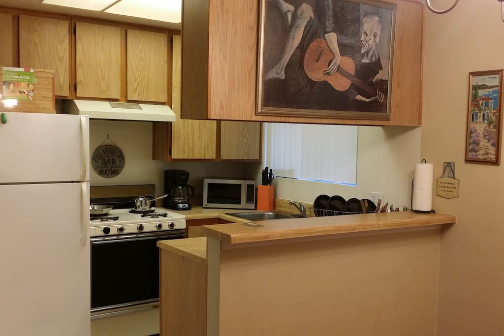 Kitchen with all your necessities.