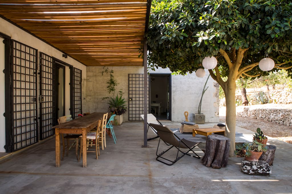 Nice covered terrace