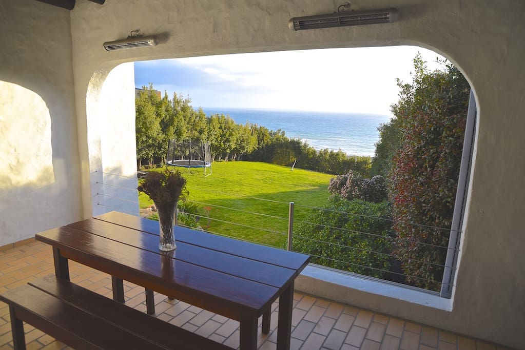 view from balcony