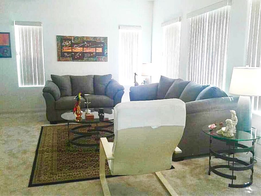 Living Room common Area for guests.