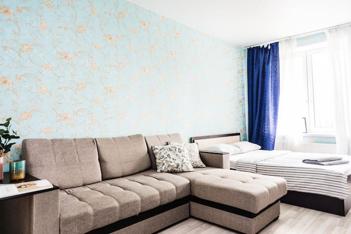 Spacious and bright apartment.
