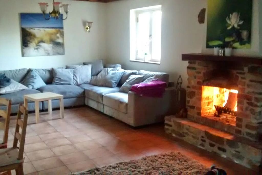 Large, comfy lounge.