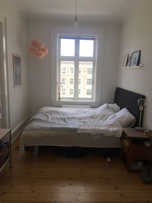Bedroom with GIANT bed