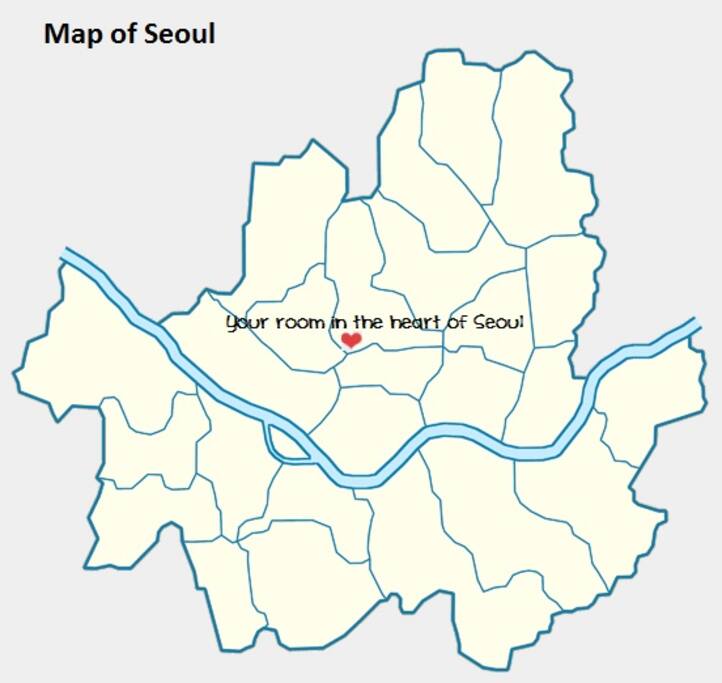 The heart is where my apartment (flat) is :)