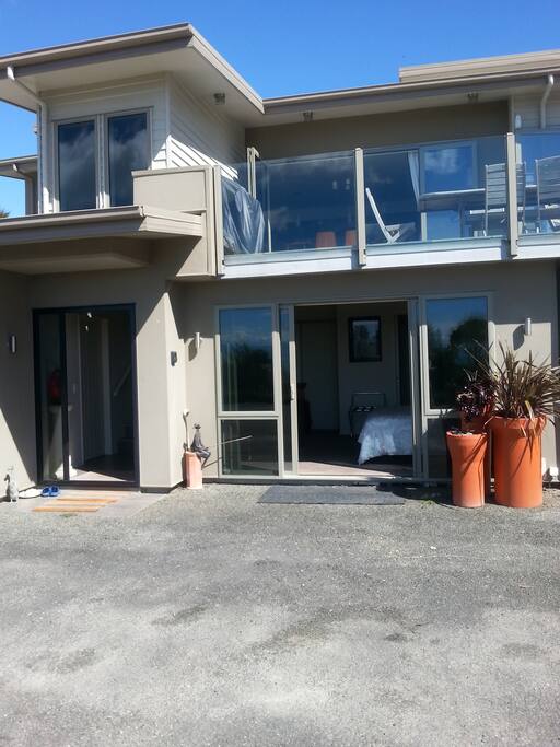 Front view of the house