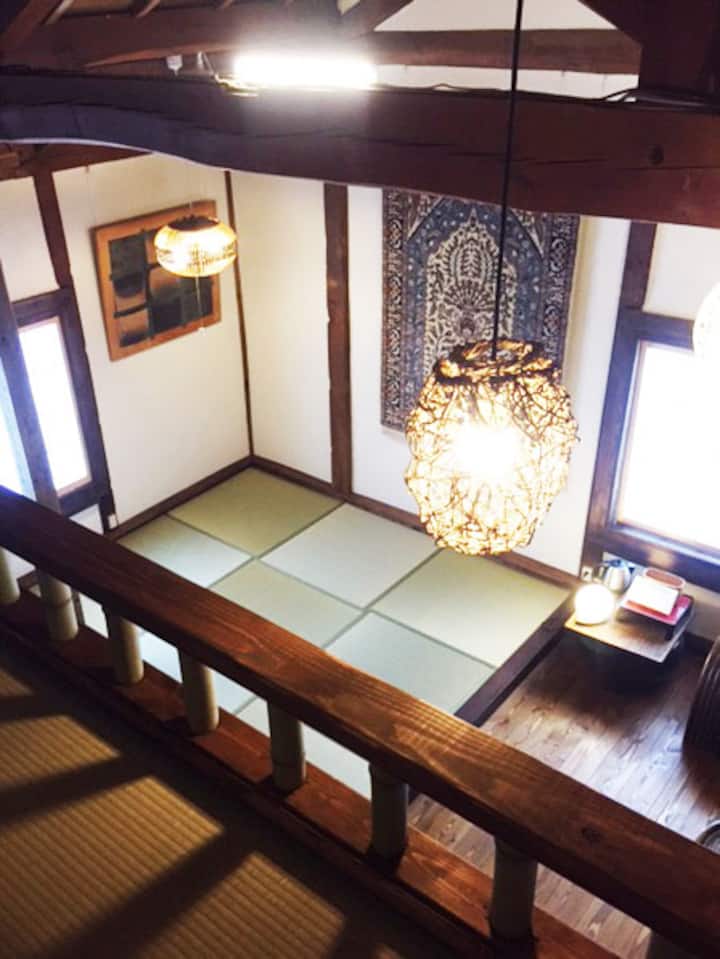 Suite en casa de huéspedes: vista desde el loft
