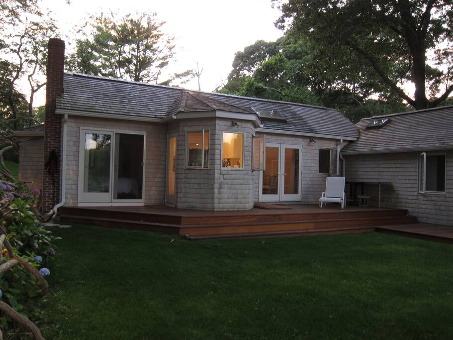 Lake side of house