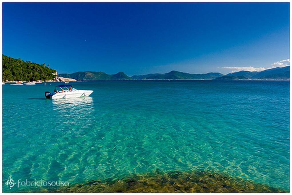 Ilha do Campeche, com saídas de barco para chegar a ilha, do trapiche da armação.
